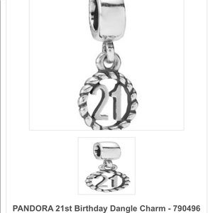 Pandora 21st Charm